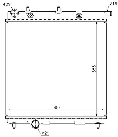 RAD. PEUGEOT 207 (06) 1.4HDi