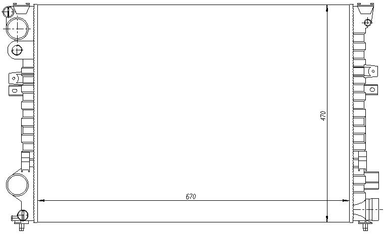 RAD. CITROEN EVASION (94) 1.6/1.8/1.9D/2.0I 16V