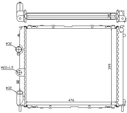 RAD. RENAULT CLIO II (98) 2.0i 16v SPORT