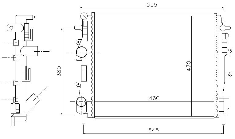 RAD. RENAULT KANGOO (98) 1.5DCi