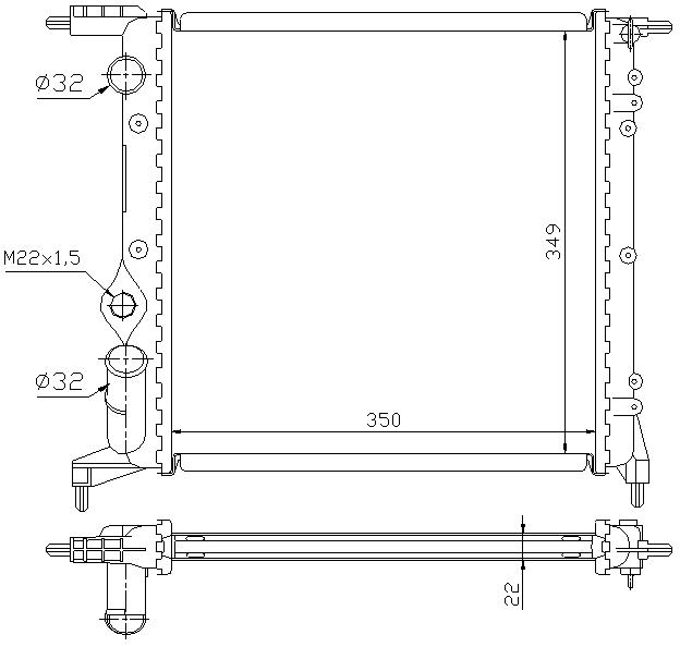 RAD. RENAULT CLIO (90) 1.2 -
