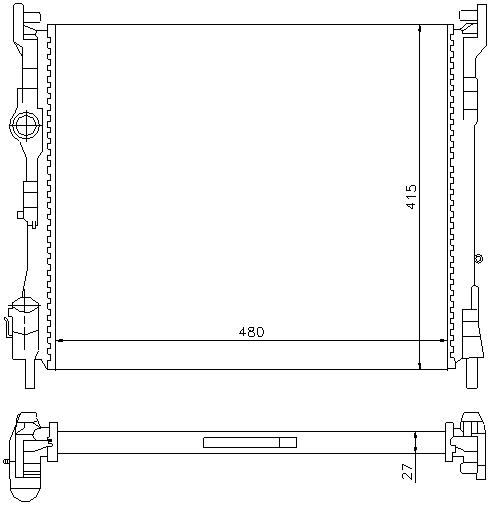 RAD. RENAULT CLIO II (01) 1.5DCi 65CV / 80CV