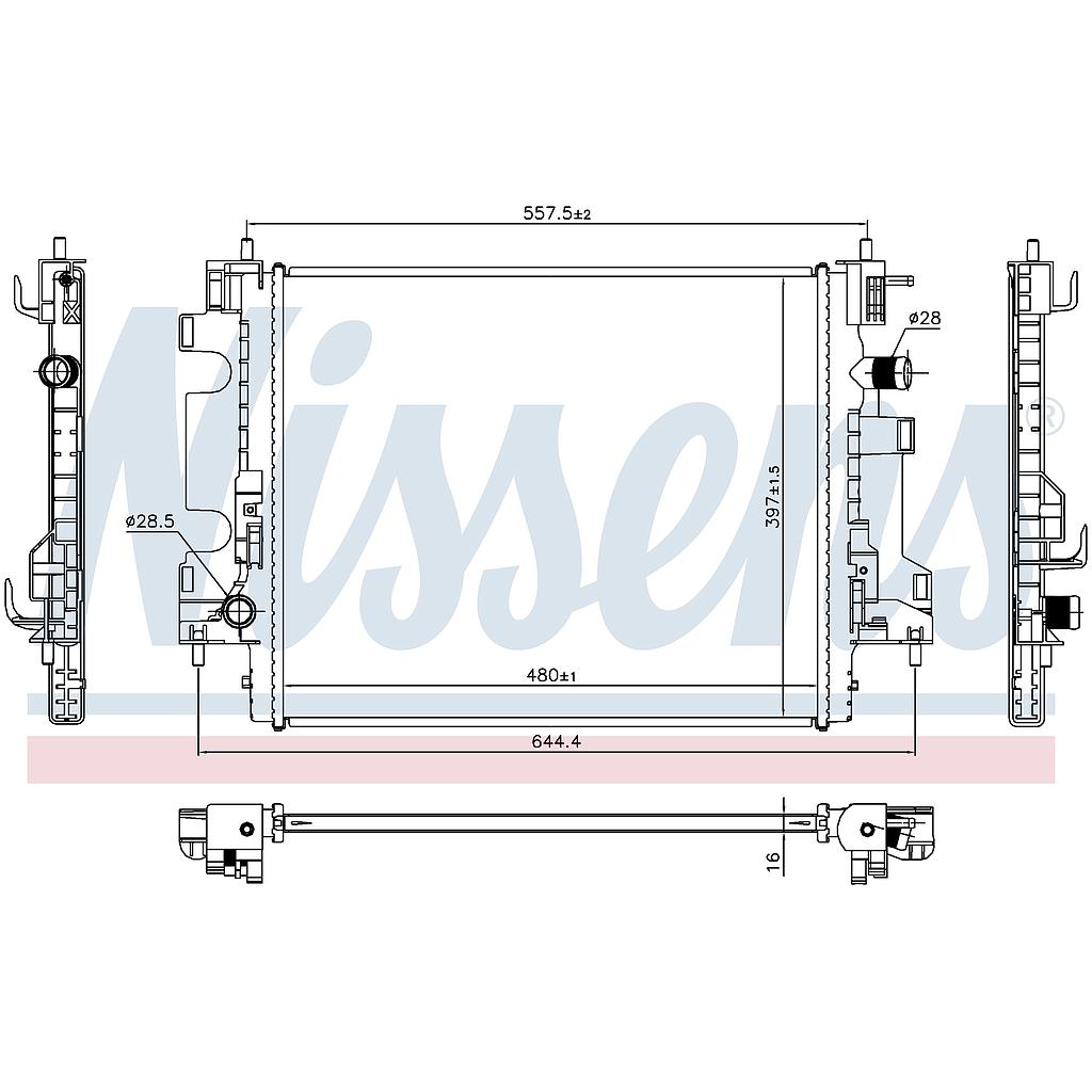 RAD. RENAULT TWINGO (14)  0,9TCE / 1,0SCe