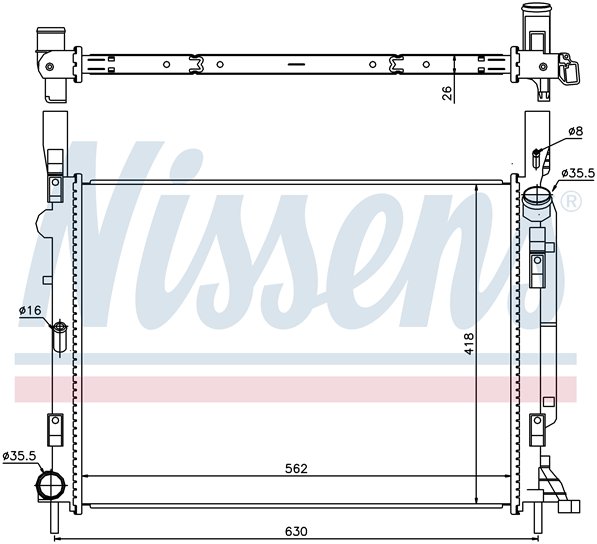 RAD. RENAULT KANGOO (08) 1.5DCi