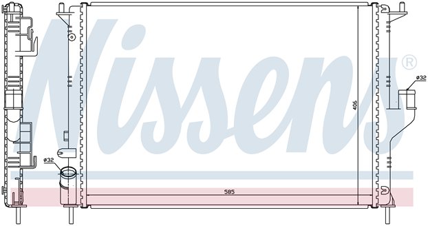 RAD. DACIA DUSTER (10) +/-1.6/2.0i