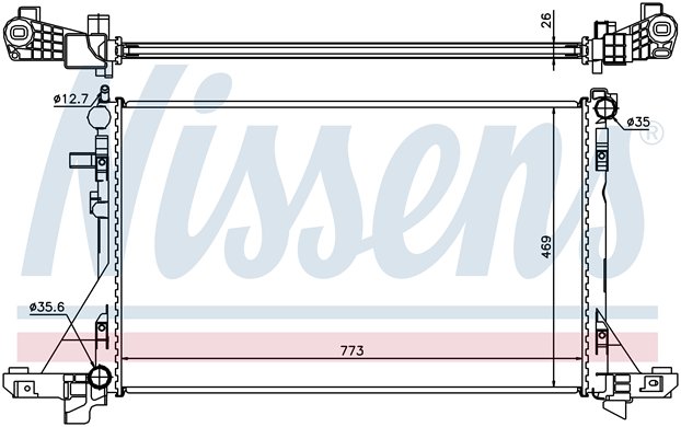 RAD. OPEL/NISSAN/RENAULT (10) +/-NV400/MOVANO/MASTER