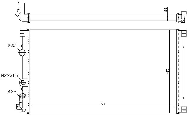 RAD. OPEL MOVANO/RENAULT MASTER (98) - 2.8DTi