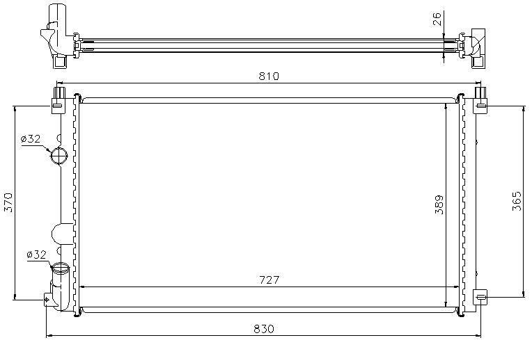 RAD. RENAULT MASTER III (03) 2.5DCi / 3.0DCi