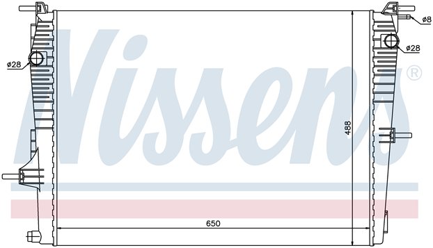 RAD. RENAULT MEGANE/SCENIC (08) +/- VALEO