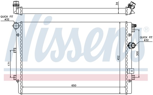 RAD. SEAT ALHAMBRA (10) 1.4TSi / 2.0TDi