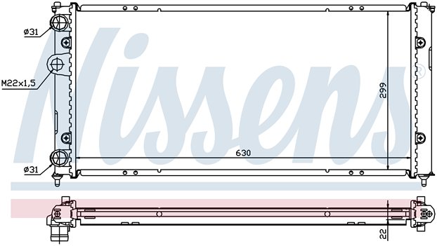 RAD. SEAT IBIZA/INCA/CORDOBA (93) 1.9D/2.0