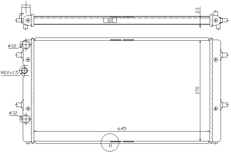 RAD. SEAT IBIZA III/CORDOBA (99) +/-1.0/1.4/1.6/1,8T/1,9D
