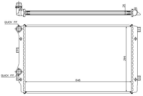 RAD. SKODA OCTAVIA (04) 1.9TDi