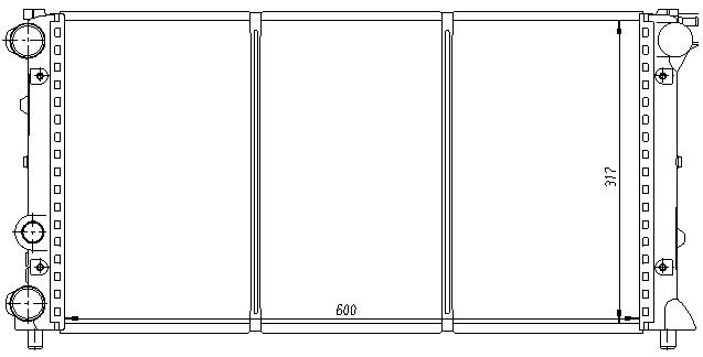 RAD. SEAT IBIZA/MALAGA/RONDA (88) +/-1.5I/1.7I/1.7D