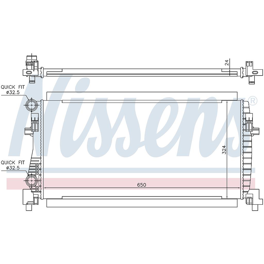 RAD. AUDI A3 (12) 1,2TFSi / 1,6TDi