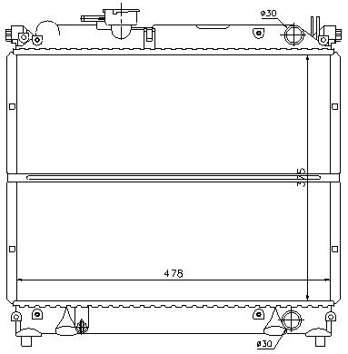 RAD. SUZUKI VITARA (88) M/A +/- 1.6/2.0D