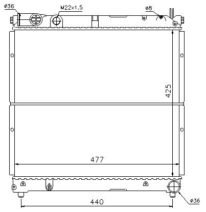 RAD. SUZUKI VITARA (98) +/-1.9TD