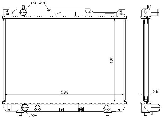 RAD. SUZUKI GRAND VITARA (97) +/- 2.0HDi