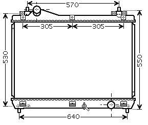RAD. SUZUKI GRAND VITARA (05) +/-1.6i/2.7i