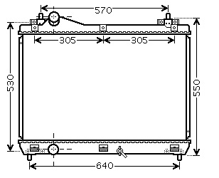 RAD. SUZUKI GRAND VITARA (05) +/-2.0i/2.4i