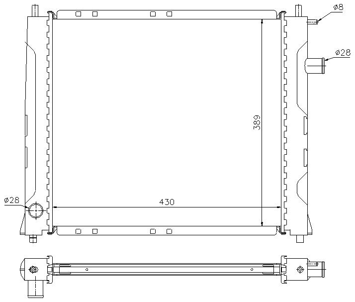 RAD. ROVER/MG (95) -200/25/400/45/ZR/ZS