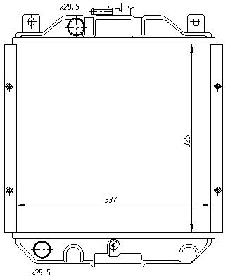 RAD. SUZUKI SWIFT (87) +/-1.0/1.3