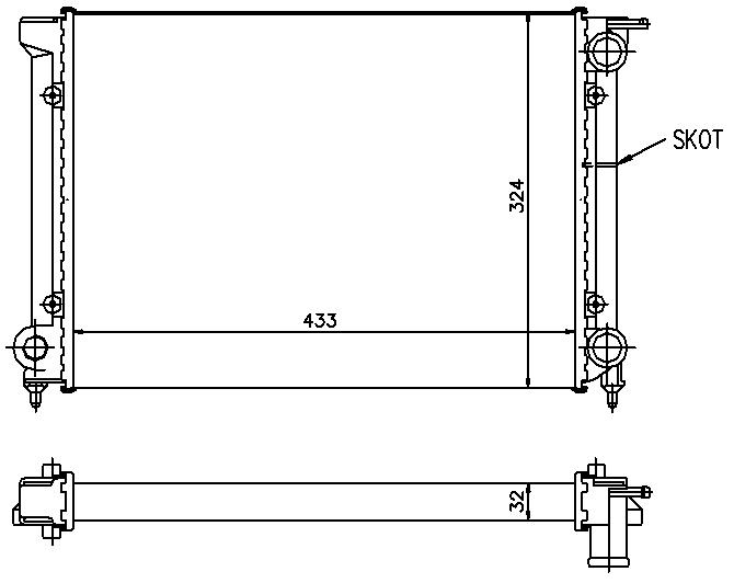 RAD. VAG (83) -GOLF II/JETTA/SCIROCCO