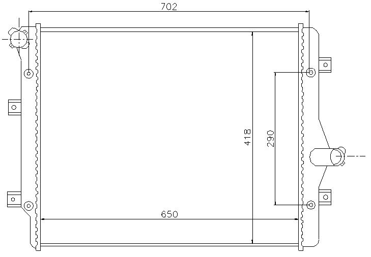 RAD. VAG (03) +/- DIESEL A3II/TTII/ALTEA/LEON/TOLEDO