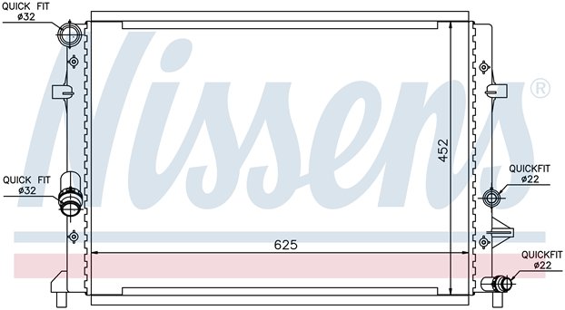 RAD. VAG (03) +/- M/A A3/OCTAVIA/CADDY/GOLF/JETTA/TOURAN