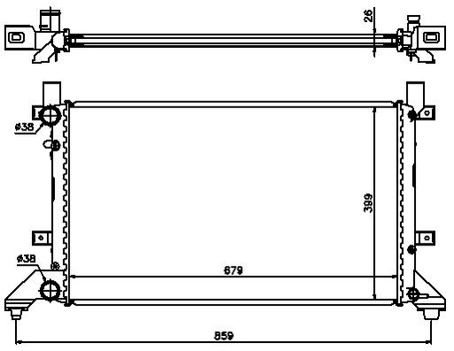 [07424] RAD. VW LT (96 y 03) 2.3i / 2.5SDi-TDi / 2.8TDi