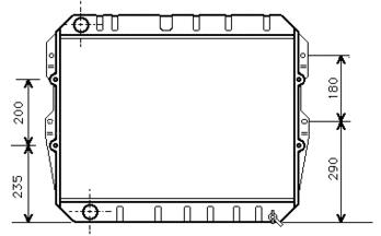 [07515] RAD. TOYOTA LAND CRUISER (85) 2.5TD
