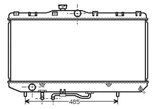 [07518] RAD. TOYOTA CELICA (89) M/A 1.6i 16v