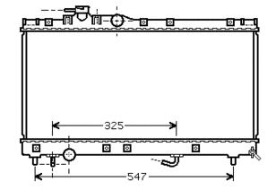 [07526] RAD. TOYOTA CELICA (94) +/- M/A 1.8i 16v