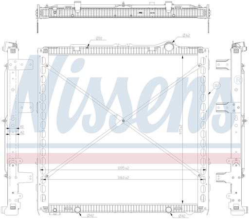 [07527] RAD. DAF XF (13) 410 / 430 / 440 / 450 / 460 / 480 / 510 / 530