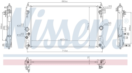 [07531] RAD. TOYOTA YARIS (20) 1,5 HYBRID