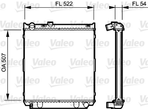 [07574] RAD. TOYOTA LAND CRUISER (93) M/A 3.0D-TD