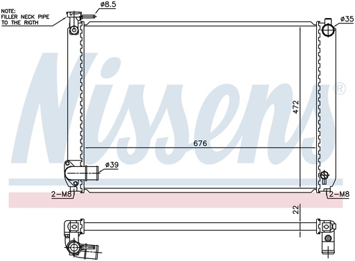 [07582] RAD. LEXUS RX (03) 400H 3,3HYBRID