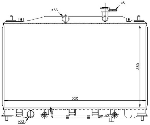 [07617] RAD. HYUNDAI ACCENT III (05) +/- M/A 1.4/1.6