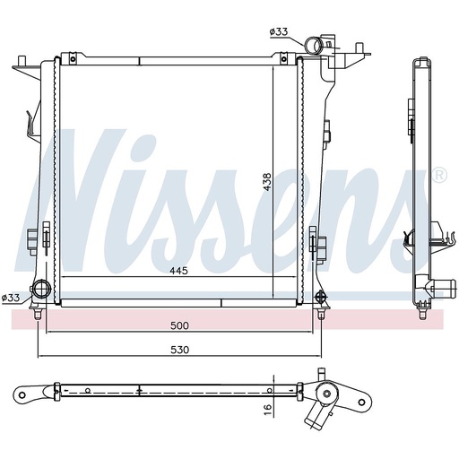[07620] RAD. HYUNDAI i30 (07) 2,0CRDi