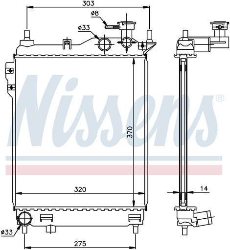 [07638] RAD. HYUNDAI GETZ (02) +/-1.1/1.3/1.4/1.6