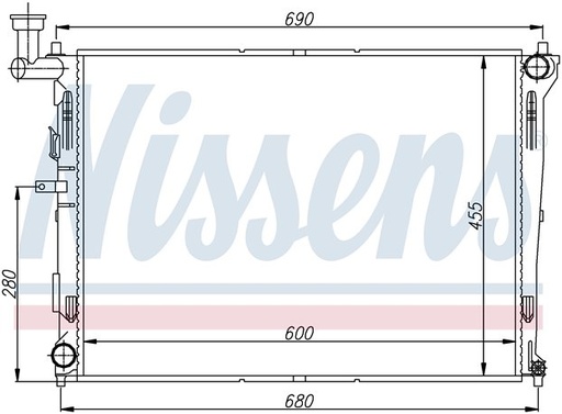 [07640] RAD. HYUNDAI ELANTRA/i30/CEED (06) +/- 1.6 / 2.0