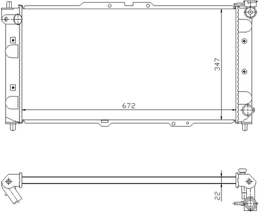 [07682] RAD. MAZDA 323F (94) +/- 1.5/1.6/1.8