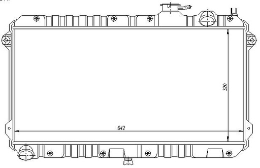 [07684] RAD. MAZDA MX5 (90) +/-1.6/1.8