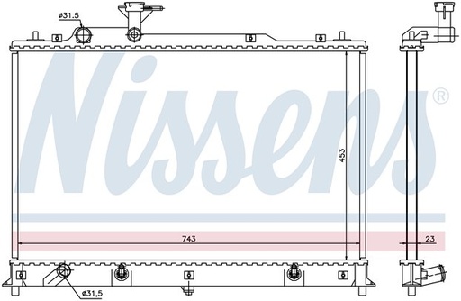 [07692] RAD. MAZDA CX7 (07) +/- M/A 2.2D/2.3/2.5