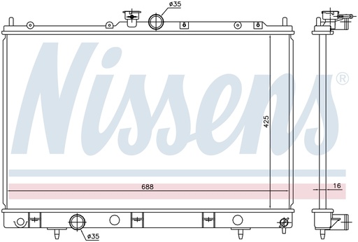 [07765] RAD. MITSUBISHI AIRTREK (02) 2,0