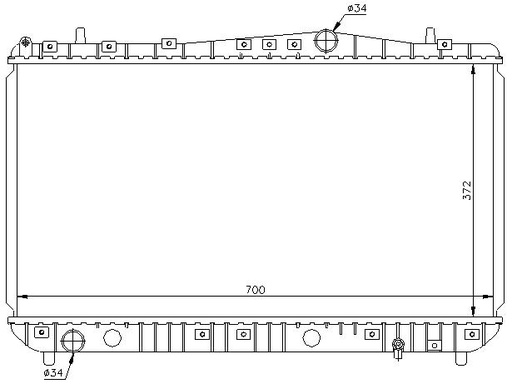 [07923] RAD. CHEVROLET NUBIRA/LACETTI (03) +/-1.4/1.6/1.8