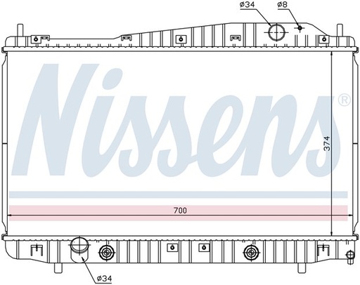 [07930] RAD. CHEVROLET EVANDA/DAEWOO (02) +/- M/A