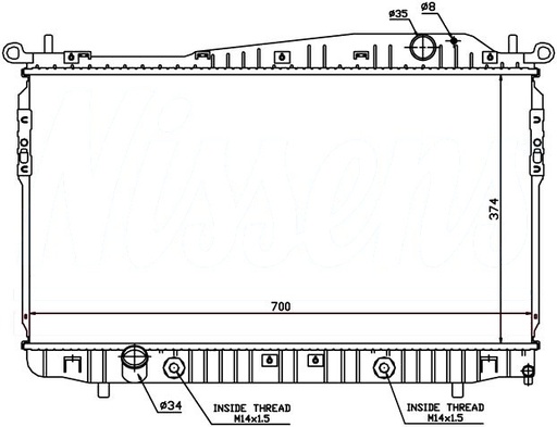 [07934] RAD. CHEVROLET EPICA (06) M/A +/- 1.8/2.0/2.5
