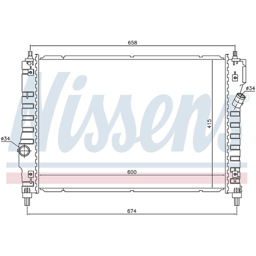 [07935] RAD. CHEVROLET AVEO (05) 1,2i 16v / 1,6i 16v