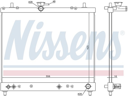 [08022] RAD. DAIHATSU TERIOS (05) M/A +/- 1.3DVT/1.5i
